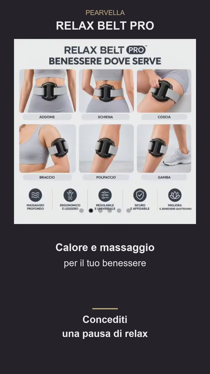 Relax Belt Pro – Fascia massaggiante riscaldante