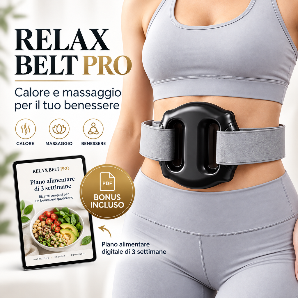 Relax Belt Pro – Fascia massaggiante riscaldante