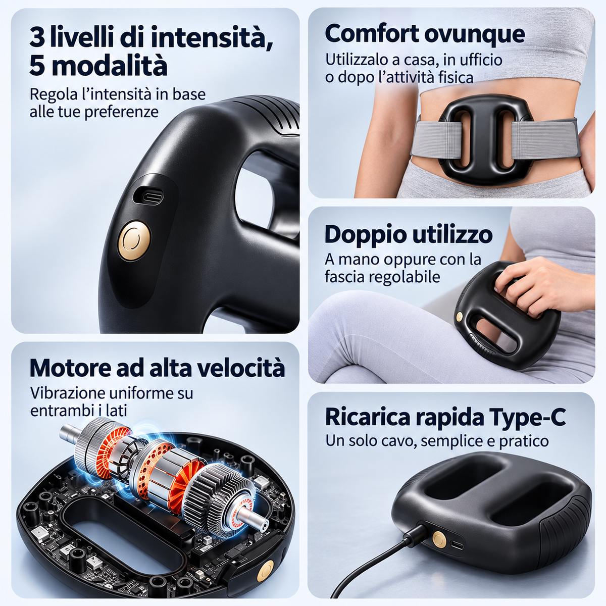 Relax Belt Pro – Fascia massaggiante riscaldante